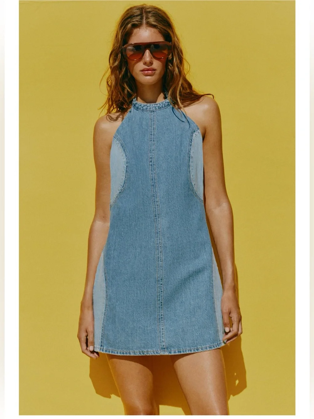 ZARA Z1975 OPEN-BACK MINI DRESS